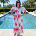 Glam Floral Maxi Dress