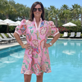 Umgee Floral Mini Dress
