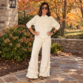 Umgee Ruffle Matching Pants Set