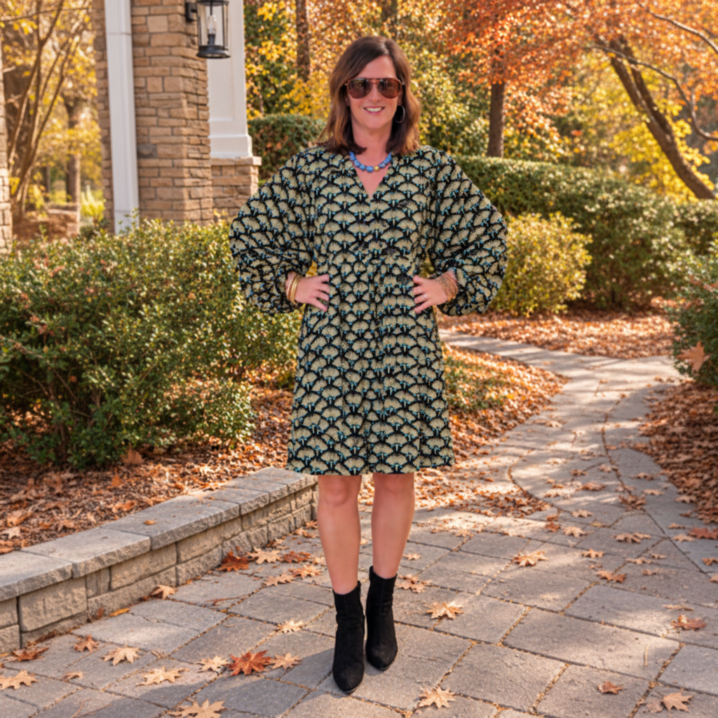 Jodifl Dolman Sleeve Black Mini Dress
