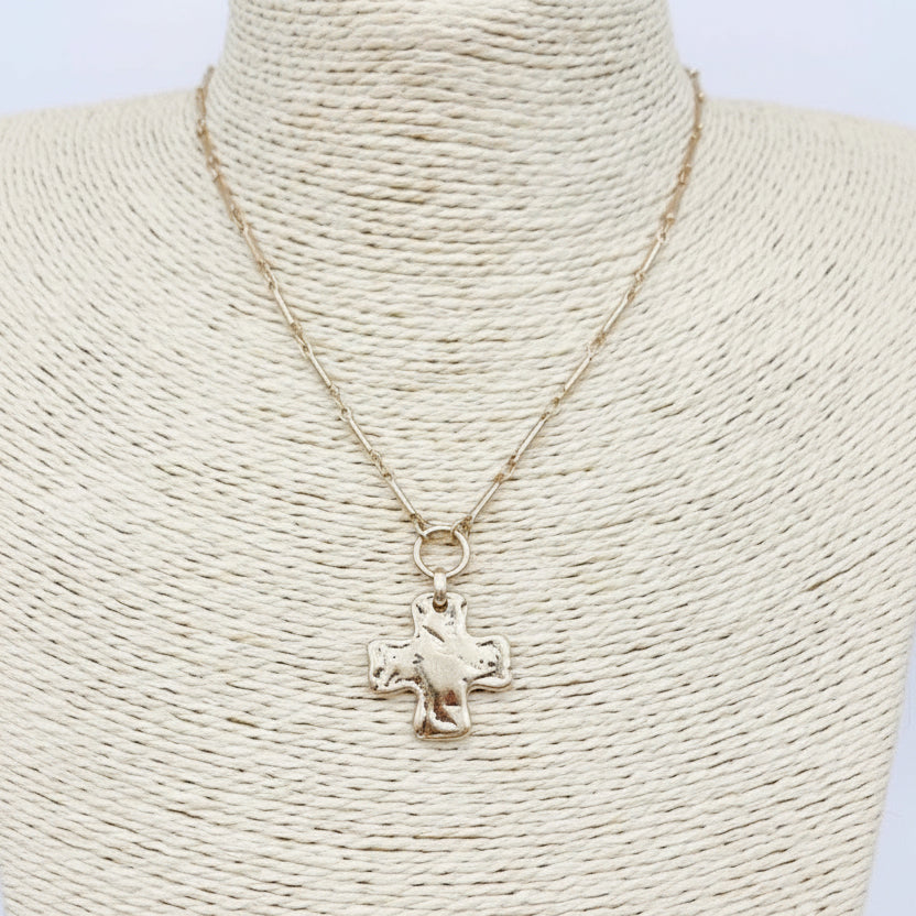 Cross Charm Necklace