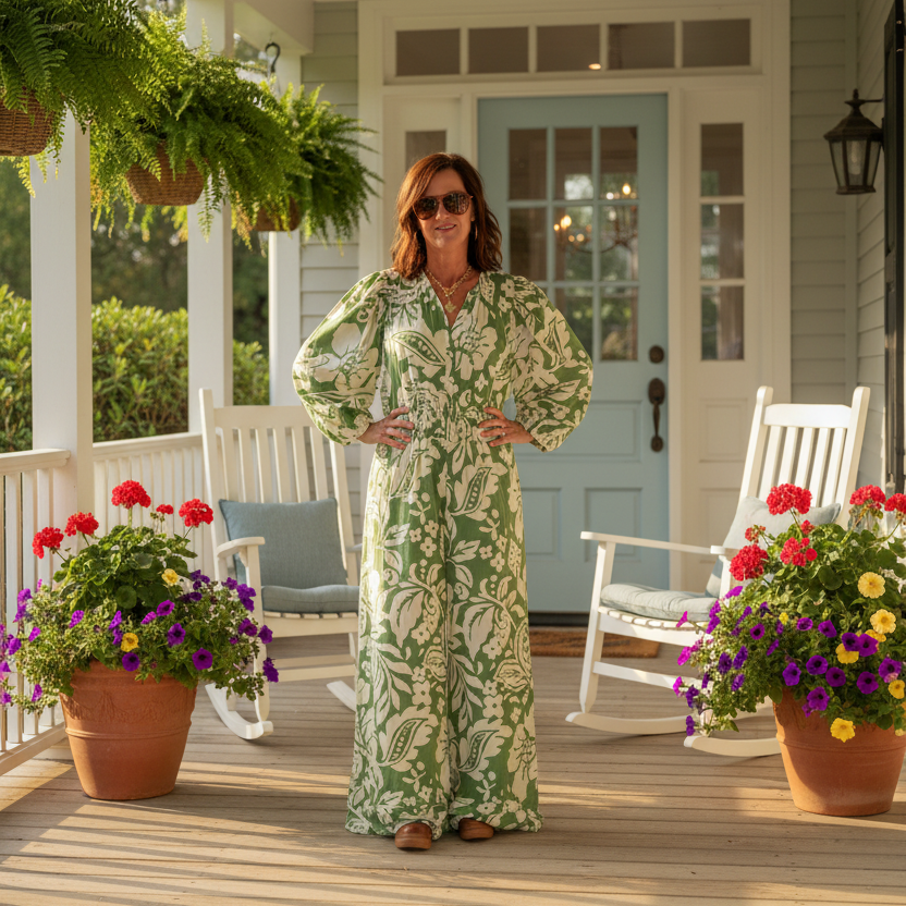 Umgee Olive Green Jumpsuit