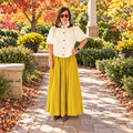 Entro Button Down Bubble Top