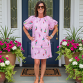Easel Sailboat Mini Dress