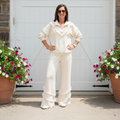 Umgee Ruffle Matching Pants Set