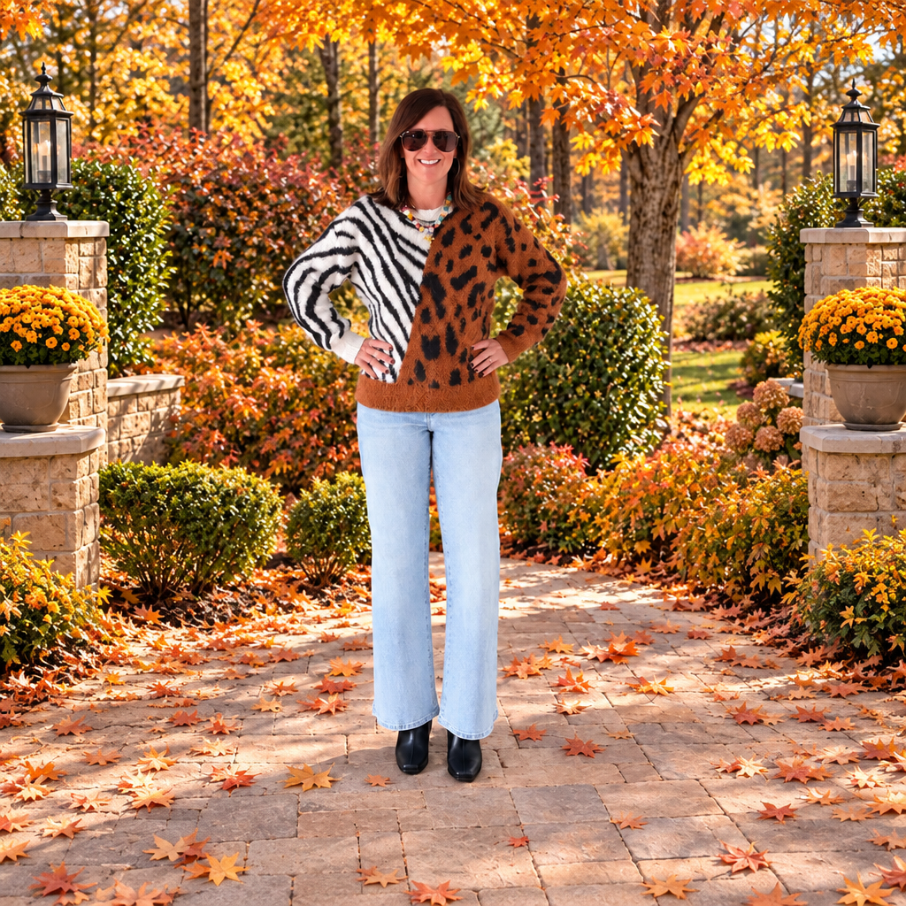 Cheetah/Zebra Sweater